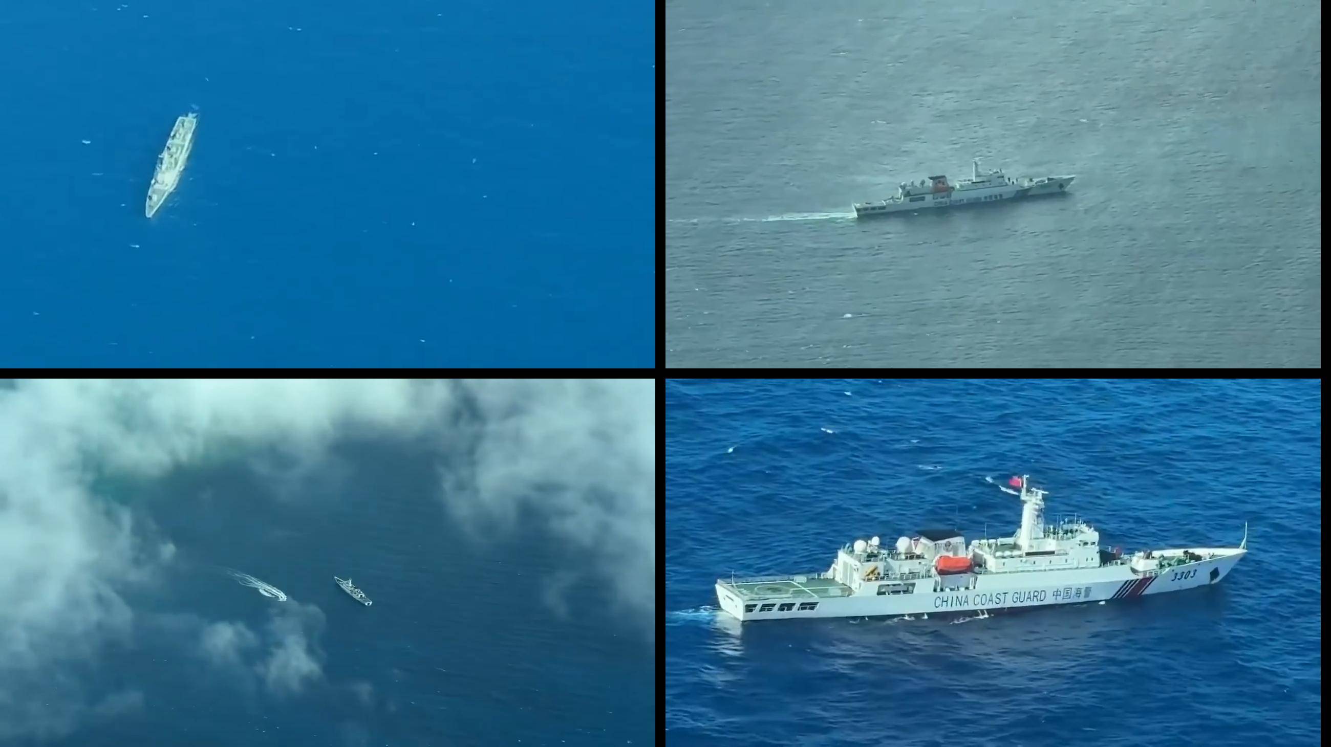 皇冠信用网正网_突发!菲律宾女记者拍摄到皇冠信用网正网,中国庞大舰队现身黄岩岛,与美舰对峙