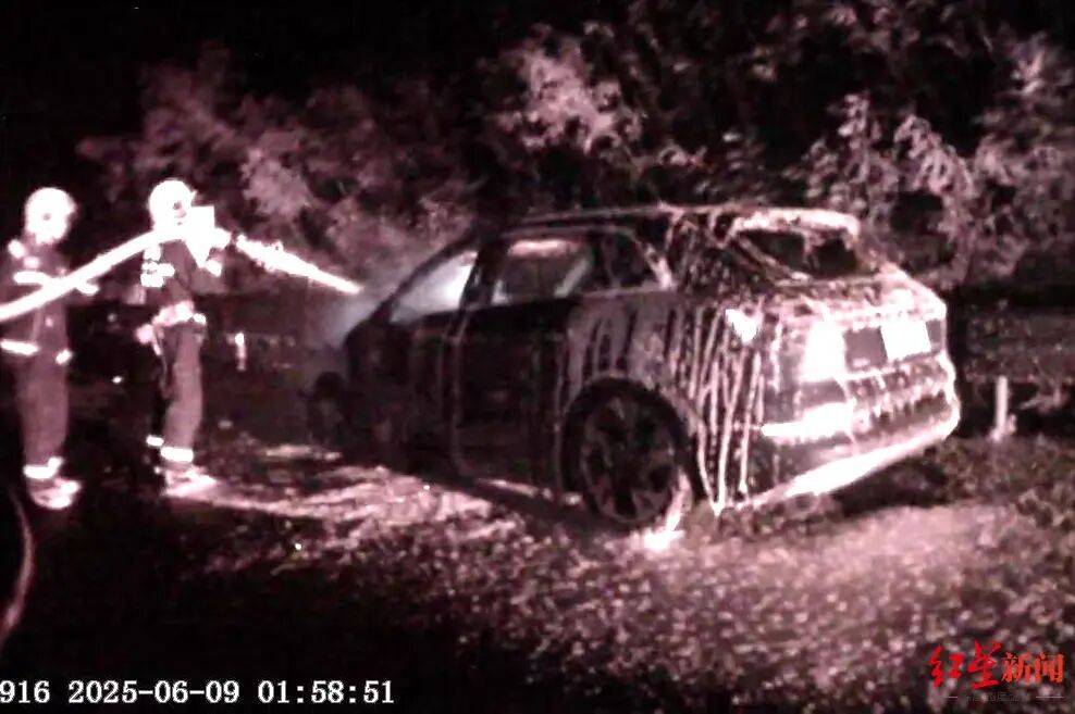 皇冠退水_四川一纯电SUV高速上“自燃”皇冠退水，车内检出汽油，警方披露：情侣点燃卫生纸柱引火骗保，想法来自儿时给父亲卷烟